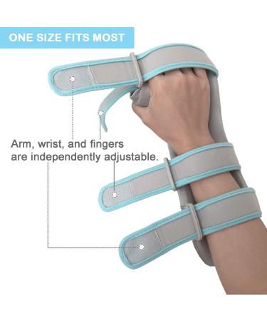 Hand Splint Functional Resting Wrist Support - Carpal Tunnel Tendinitis & Inflammation Brace Left L (7.1-9.1 Inch) - International Shipping Available - Buy Online on GoSupps.com