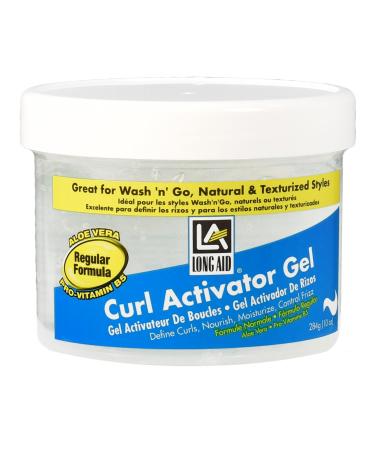 Long Aid Curl Activator Gel With Aloe Vera Regular 10.5 Oz