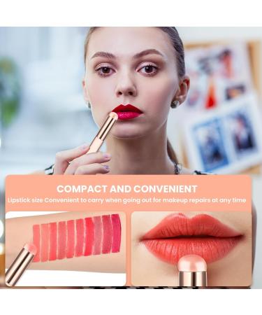 2 Pcs Silicone Lip Brush Lipstick Applicator Brush with Cap Reusable Lip Mask Balm Applicator Silicone Lip Applicator for Lipstick Lip Balm Lip Gloss Lip Stick and Concealer Lip Scrub Brush Tool - Buy Online on GoSupps.com
