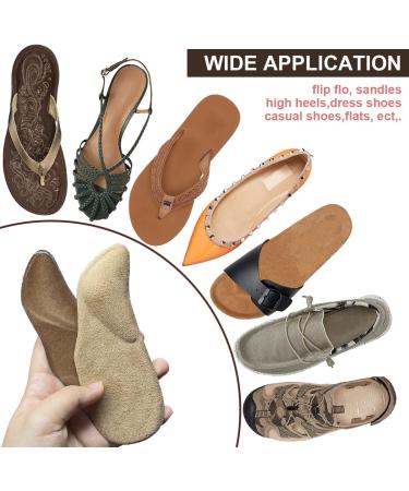 Arch Support Shoe Insoles with Gel Inserts for Pressure Relief - Small Latte - Buy Online on GoSupps.com