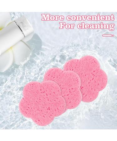 Makeup Remover Sponges - Face Cleansing Pads for Women - Flower-Shaped Facial Cleansing Pads Face Scrubber Sponges for Business Trip - Buy Online on GoSupps.com