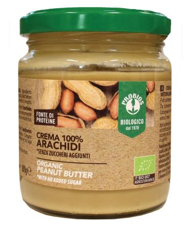 Probios - Peanut Puree, 100% Peanut Cream, Pack of 6 x 200g