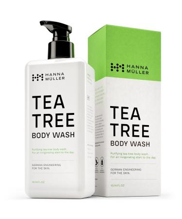 * Tea Tree Body Wash  Natural Body Wash With 5% Australian Tea Tree Oil & Aloe Vera for Clean  Hydrated Skin  Steam-Distilled Acne Body Wash to Help Reduce Acne  Blemishes & Odor