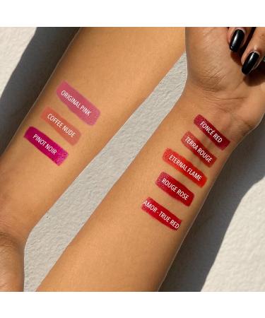 Daughter Earth Vegan Lip and Cheek Tint - Matte Natural Blush for Women - With Vitamin E and UV Protection - Non-Toxic Skin Care - 4.5g Rouge Rose - Buy Online on GoSupps.com