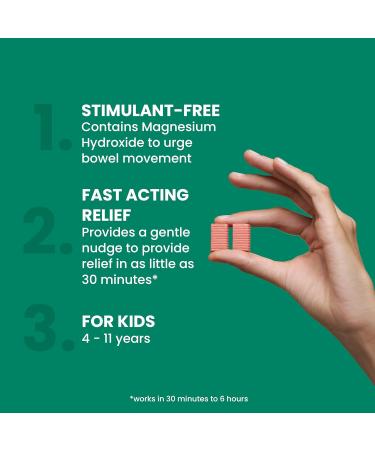 Dulcolax Soft Chews Kids Laxative for Gentle Occasional Constipation Relief for Kids Ages 4 and Over Vegan Stimulant-Free Gluten-Free Laxatives Wild Berry 15 Count - Buy Online on GoSupps.com