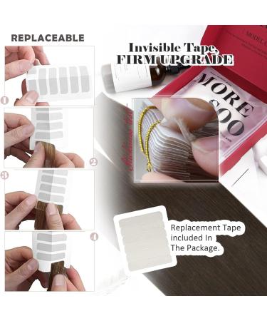 Moresoo 18 Inch Tape in Human Hair Extensions - Dark Brown #4, Invisible Tape, 20 Pieces/50g - Buy Online on GoSupps.com