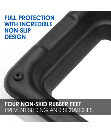 Yes4All Aerobic Step Platform with 2 Adjustable Risers - Health Club Size, Black - One Pair - Buy Online on GoSupps.com