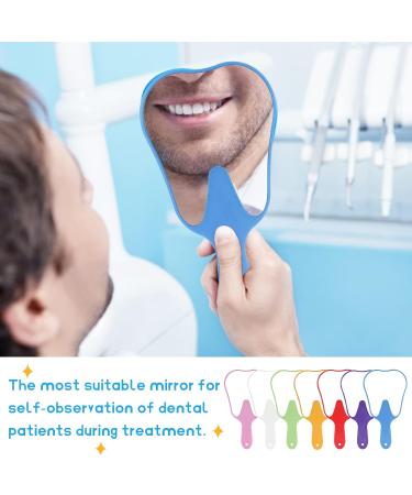 Cute Tooth Shaped Dental Mirror - Ideal Oral Clinic Gift for Women & Kids (Green) - International Shipping - Buy Online on GoSupps.com