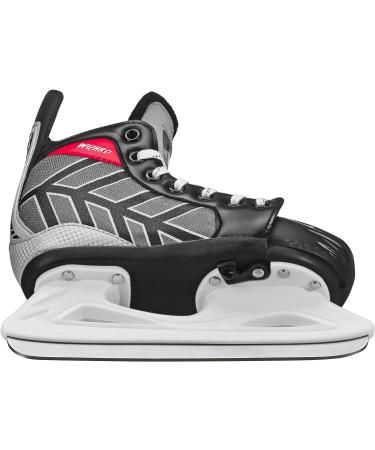 Lake Placid Wizard 400 Boys Adjustable Ice Skate - Medium (13J-3) Black - Buy Online on GoSupps.com