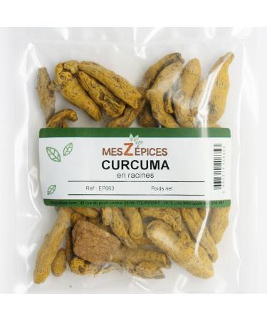 Turmeric in rhizomes turmeric in roots in economical bag of 250 g - Buy Online on GoSupps.com