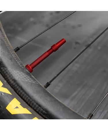 JACO Tubeless Presta Valve Stem Replacement Kit | 44mm / 60mm Red - 6 Color Options - Buy Online on GoSupps.com