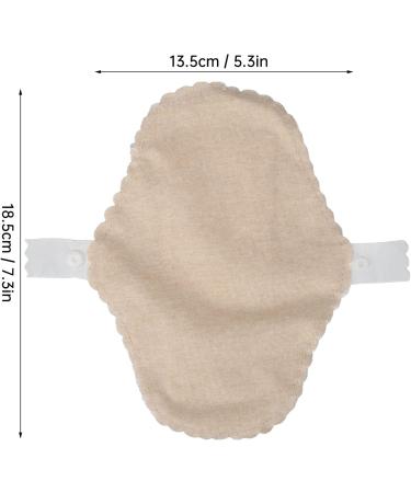 2PCS ANGGREK Reusable Sanitary Napkins - Washable Menstrual Pads | Pure Cotton, Breathable & Leak Proof | Universal for Women - Skin Color - Buy Online on GoSupps.com