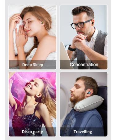 Buy Ear Plugs for Noise Reduction | 25dB Soft Silicone & Foam | Colorful Mute Earbuds with S/M/L Tips & Case | Hearing Protection for Sleep Focus Travel & Concerts - Buy Online on GoSupps.com