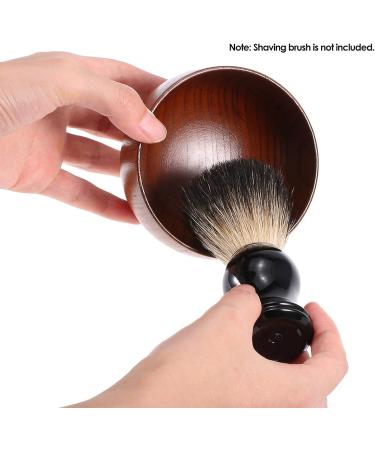 Gecheer Wooden Shaving Soap Bowl for Men | Durable & Stylish Shaving Soap Cup - International Shipping Available - Buy Online on GoSupps.com