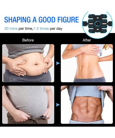 Abdominal Toning Belt Trainer | Waist Trimmer for Men and Women | Abs Workout Equipment - Buy Online on GoSupps.com