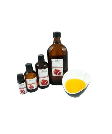 Naturra Organic Cold Pressed Pomegranate Seed Oil - 100ml Glass Unrefined Vegan Body Oil for Radiant Skin - Buy Online on GoSupps.com