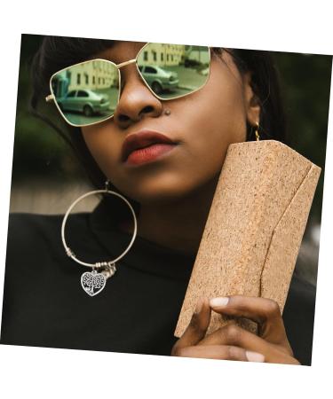 50pcs Pendant Jewel Earrings Heart Earring Retro Charms Alloy Hanging Ornaments Key Chain Hollow Out 1.8X1.7cm Silver - Buy Online on GoSupps.com