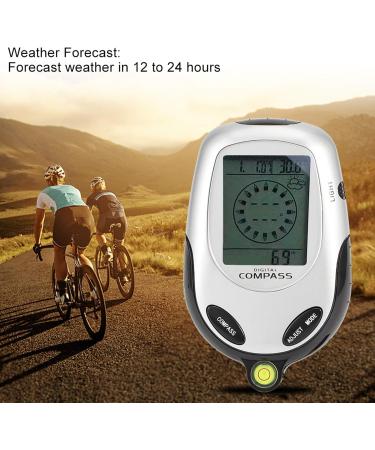 Buy Electronic Thermometer Compass - Mobile Weather Device with Calendar for Outdoor Climbing Camping & Picnics (Black) - Best International Shipping - Buy Online on GoSupps.com