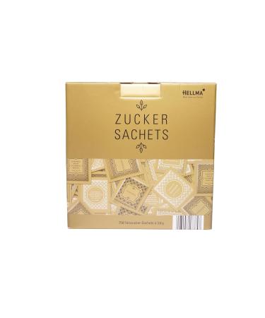 Buy Hellma Sugar Sachets Goldline 750 pcs | 3.6 g Individual Sugar for Coffee & Tea | International Shipping Available - Buy Online on GoSupps.com