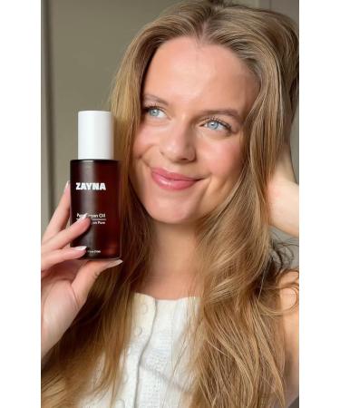 ZAYNA Pure Argan Oil Organic 100 ml 100 Coldpressed from Morocco Hair Face and Body Dermatologically tested Rich in vitamin E Filled in Switzerland - Buy Online on GoSupps.com