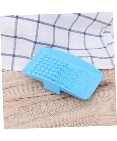 FRCOLOR 1pc Incent Waterfull Makeup Brush Cleaner Tool Bluemaan Warm Tip Blugocce Blueing Blueh Scrubber Cleaning Pad Makeup Brush Cleaner Mat Brush Washing Mat Makeup Remover Beauty Tools - Buy Online on GoSupps.com