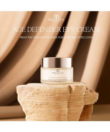 Project E Beauty Age Defender Eye Cream - Brightening & Smoothing Anti-Aging Eye Treatment Reduces Dark Circles & Lines Hydrating Formula 15g - Buy Online on GoSupps.com