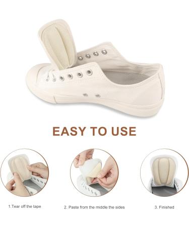 Riootlnm Tongue Pads for Shoes - Comfort Heel Grips & Inserts for Loose Shoes - Pain Relief & Cushioning - Multicolor - Buy Online on GoSupps.com