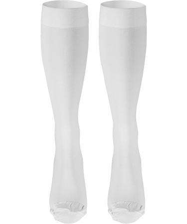 Truform Unisex Adult 20-30 mmHg Medical Support Hose - White - Small (Pack of 2) | International Shipping Available - Buy Online on GoSupps.com