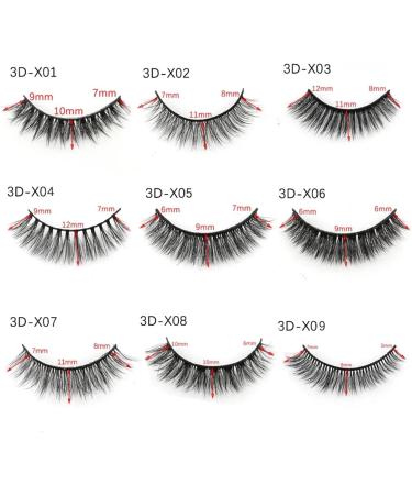 UAMOU Mink Eyelashes 10/50/100 Boxes Wispy 3D Mink Lashes Makeup Natural Long Volume False Eyelashes Bulk Faux Cils Custom Cheerfully (Color : 5 Pairs X01CS Size : 50 Boxes) - Buy Online on GoSupps.com