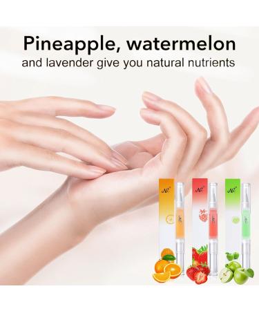 3PCS Cuticle Oil Pen for Nails Nail Oil Cuticle for Nail Care Nail Growth Serum Cuticle Softener Nail Pens Natural Ingredients Cuticle Care Deep Nourishment for Preventing Cracking and Drying - Buy Online on GoSupps.com