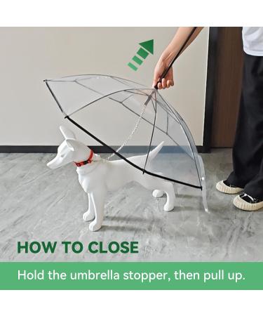 Pet Umbrella Leash for Small Dogs - Adjustable, Rainproof, and Snowproof - Buy Online on GoSupps.com