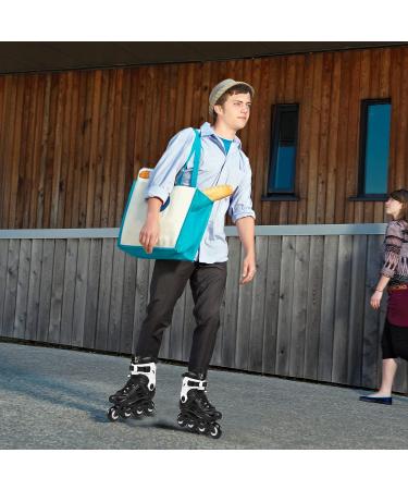 Unisex ABEC-7 Inline Skates - White Men's 11 / Women's 11.5 - 85A Wheels - Adult Fitness Skates - Buy Online on GoSupps.com