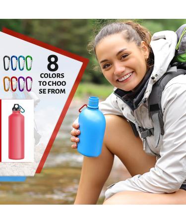 40 StK Colorful Carabiner Hooks Set | 4mm Small Snap Hook Keyring for Backpack Dog Leash Camping & Fishing - International Shipping Available - Buy Online on GoSupps.com