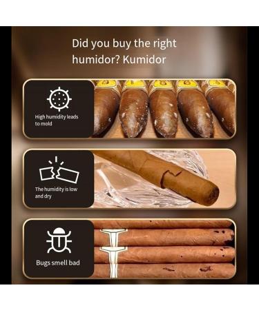 Portable Large Capacity Plastic Transparent Cigar Box with Sealed Double-Layer Cigar Travel Moisturizing Box - Buy Online on GoSupps.com