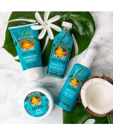 Hei Poa Nourishing Repair Hair Mask with Tahiti Monoi Oil - 200ml | Hydrating & Revitalizing Hair Treatment | International Shipping Available - Buy Online on GoSupps.com
