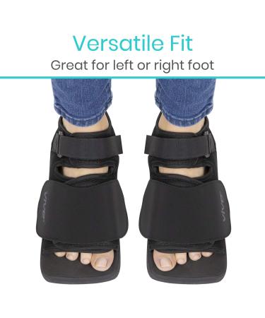 Vive Wedge Post-Op Shoe - Offloading Boot for Heel or Ankle Pain - Medical Foot Recovery for Surgery, Fracture, Plantar Fasciitis - Medium Size (Pack of 1) - Buy Online on GoSupps.com
