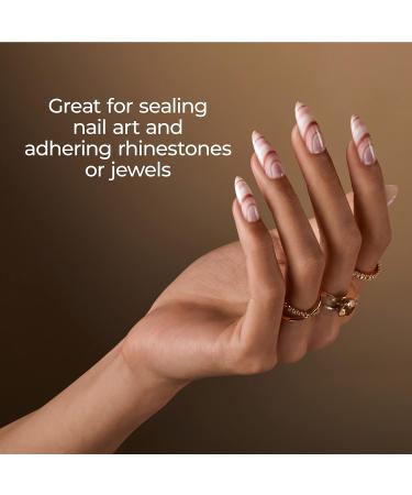 CND Super Shiney Nail Polish - High Gloss Top Coat & Sticky Anchoring Base Coat 0.5 Fl Oz | International Shipping Available - Buy Online on GoSupps.com