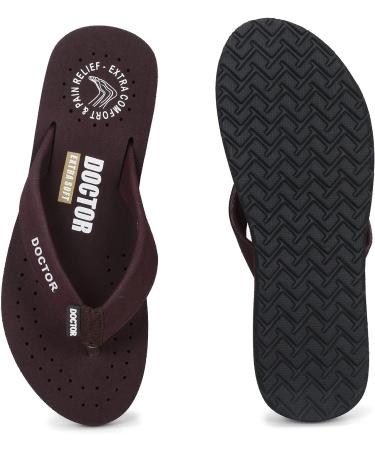DOCTOR EXTRA SOFT Women's Ortho Care Diabetic Comfort Sliders - Brown - Buy Online on GoSupps.com