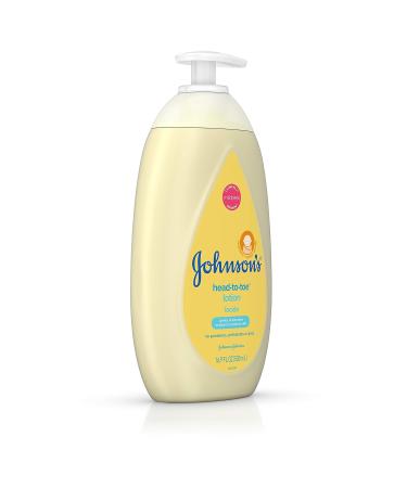 Johnson's Baby Head-To-Toe Lotion 16.9 oz Pump | Gentle Hydration for Babies | International Shipping Available - Buy Online on GoSupps.com
