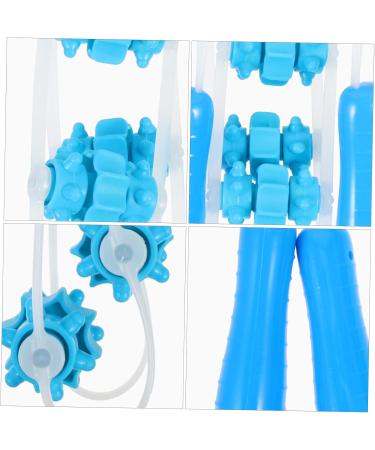 Combined Ball Pull Back Roller - Muscle Trigger Massage Stick & Silica Gel Tool for Back Pain Relief | Stretching & Recovery 115x5.6cm - Buy Online on GoSupps.com