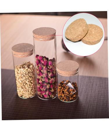 Zerodeko 3pcs Glass Storage Container Airtight Glass Containers Food Container Storage Jars with Lids Terrarium Glass Storage Jar Containers for Food Cereals Storage Tank Wooden 1 - Buy Online on GoSupps.com