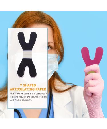 Buy Heallily 6 Pieces Dental Bisper Toothingal Articulating Paper - Y-Shaped Blue Dental Delivery Parts for Accurate Testing - International Shipping Available - Buy Online on GoSupps.com