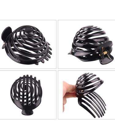 2 Pack Plastic Hair Clips for Women | Versatile Black Hair Accessories | Perfect Fit for All Hair Types - Buy Online on GoSupps.com