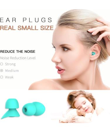 Small Ear Plugs for Kids (8-17) - Noise Reduction & Comfort for Sleeping Concerts & Travel (Size S 2 Pairs - Buy Online on GoSupps.com