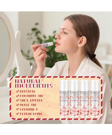 48 Set Christmas Candy Peppermint Cane Body Lotion & Lip Balm - Bulk Travel Size Moisturizing Gift for Dry Skin | Holiday Essentials for Women & Men - Buy Online on GoSupps.com