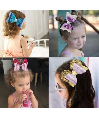 AOUXSEEM Faux Leather Hair Bow DIY Kit - 20 Sets | Pre-Cut Pieces & Clips for Fashionable Hair Accessories - Buy Online on GoSupps.com