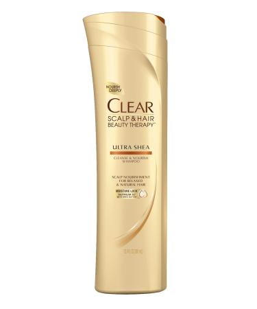 Clear Scalp & Hair Ultra Shea Nourishing Shampoo With Shea Butter 12.9 oz