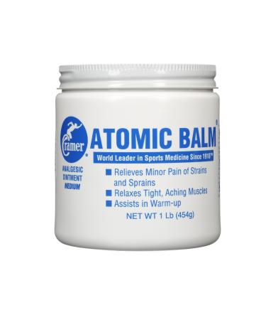 Cramer Atomic Balm, Medium Strength Warming Pain Reliever for Relieving Minor Pain From Strains & Sprains, Relaxing Tight Muscles, & Assisting in Warm-Up for Athletes, Relieve Joint & Arthritis Pain 1-Pound