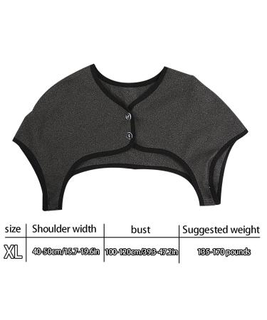 Shoulder Heating Pillows - 360 Thin Neck Wrap Washable Velvet Neck Warmer for All Seasons - Relaxation & Comfort in XL Dark Gray - Buy Online on GoSupps.com