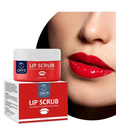 Lip scrub for dark lips to lighten pink men smoked lips men women Brightening of Dark Lips & Nourishment of Chapped Lip Exfoliates Gently Reduces Pigmentation 25gm